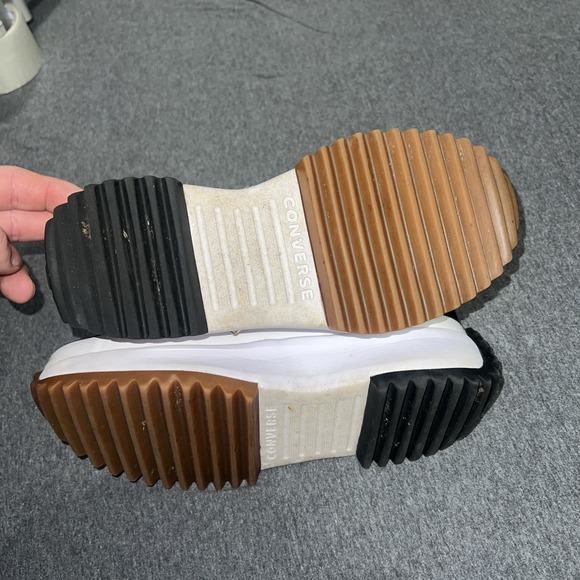 Converse Run Star Hike Platform Sneakers Mens 4.5 Womens 6 Black High-Top Canvas - Picture 4 of 7